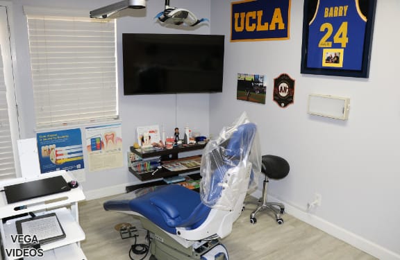 TV above opreatory chair